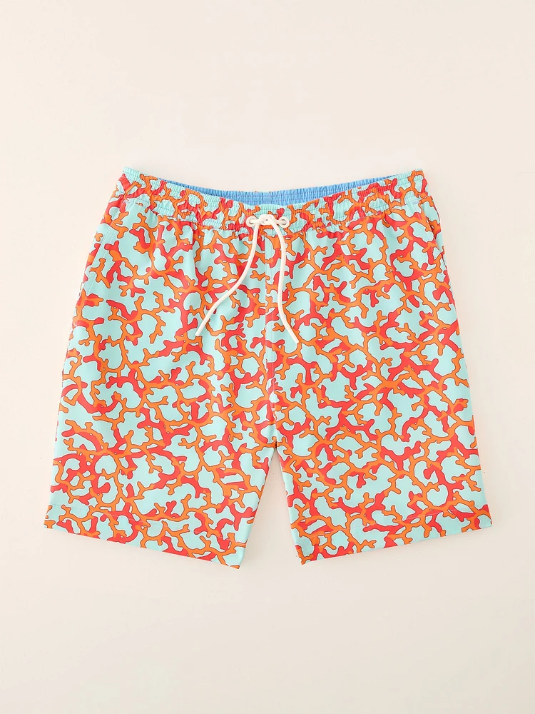 Shoreline Swim Trunks Brisbane Coral
