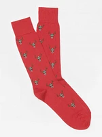 Reindeer with Hat Socks