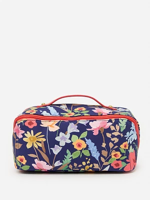 Stash Cosmetic Bag in Watercolor Petals