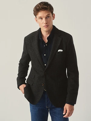 Suffolk Wool Blazer Glen Plaid