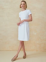 Talese Dress Mini Wave Bubble Jacquard