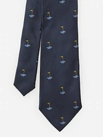 Silk Tie in Golf