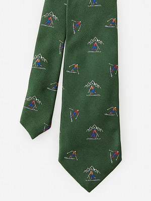 Silk Tie in Skier