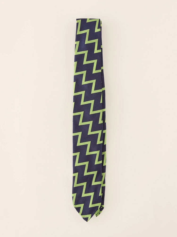 Silk Tie in Artillery