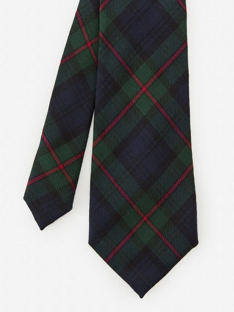 Wool Tie in Plaid