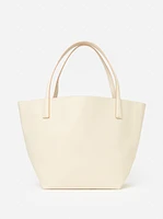 Vika Leather Tote Bag