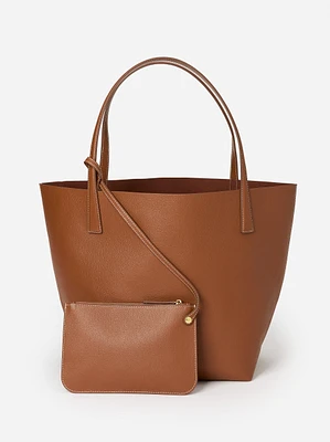 Vika Leather Tote