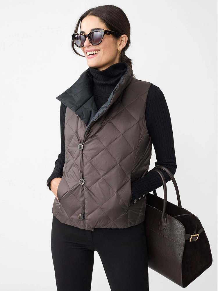 Vivian Reversible Puffer Vest