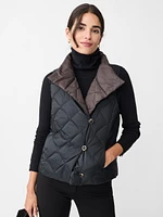 Vivian Reversible Puffer Vest