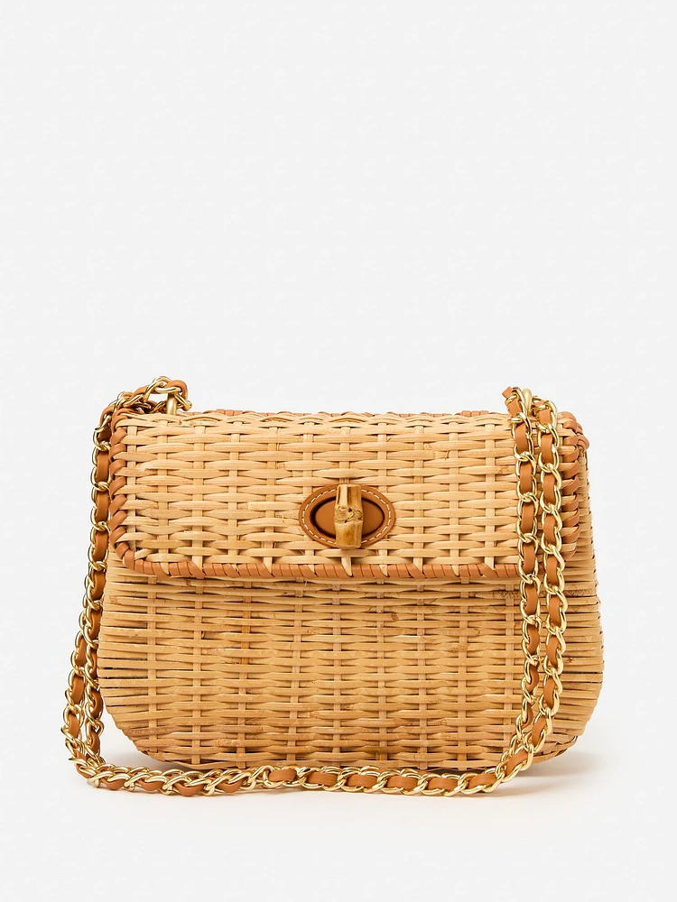 Waverly Wicker Handbag