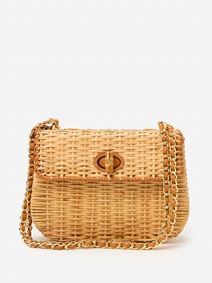 Waverly Wicker Handbag