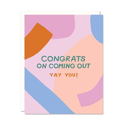 Yay You! - LGBTQ+ Pride Coming Out Congratulations Card