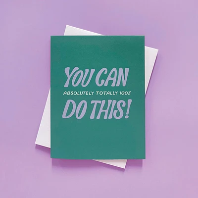 You Can Do This - Encouragement Card