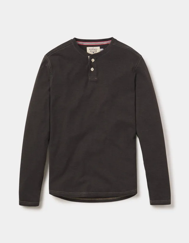 Puremeso Two Button Henley - The Normal Brand