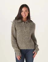 Dani Quarter Zip Sweater