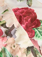 Robe florale à manches courtes