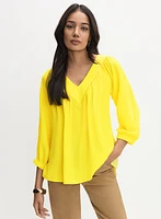 Joseph Ribkoff - Textured 3/4 Sleeve Blouse