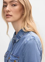 Button-Down Jean Dress