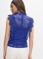 Frank Lyman - Floral Lace Pullover