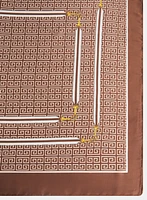 Foulard à motif géométrique