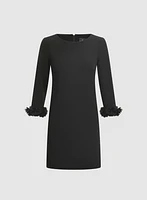 Robe à détails floraux