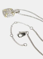 Collier à pendentif carré