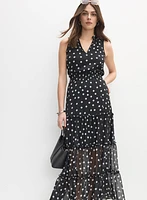 Polka Dot Maxi Dress