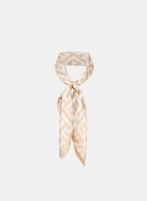 Geometric Print Square Scarf