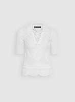 Crochet Knit Pullover