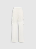 Cargo Pocket Wide Leg Pants