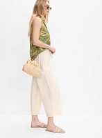 Crinkle Modal Capris