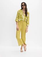 Blouse à motif abstrait