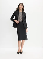 Bi-Stretch Pencil Skirt
