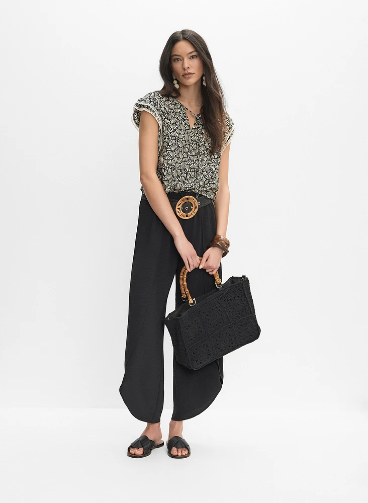 Flutter Sleeve Blouse