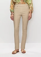 Pantalon à jambe étroite enfiler