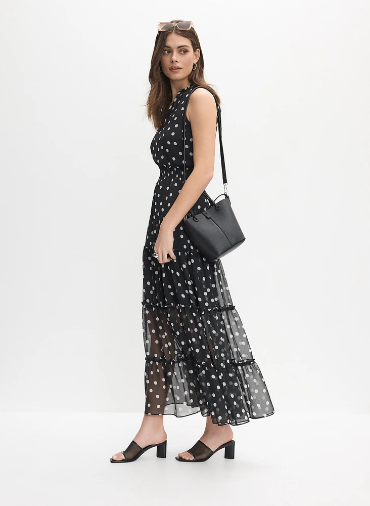 Polka Dot Maxi Dress
