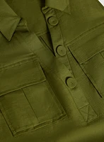 Robe à poches appliquées
