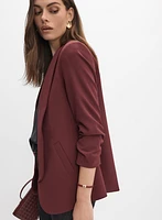 Blazer ouvert à manches 3/4