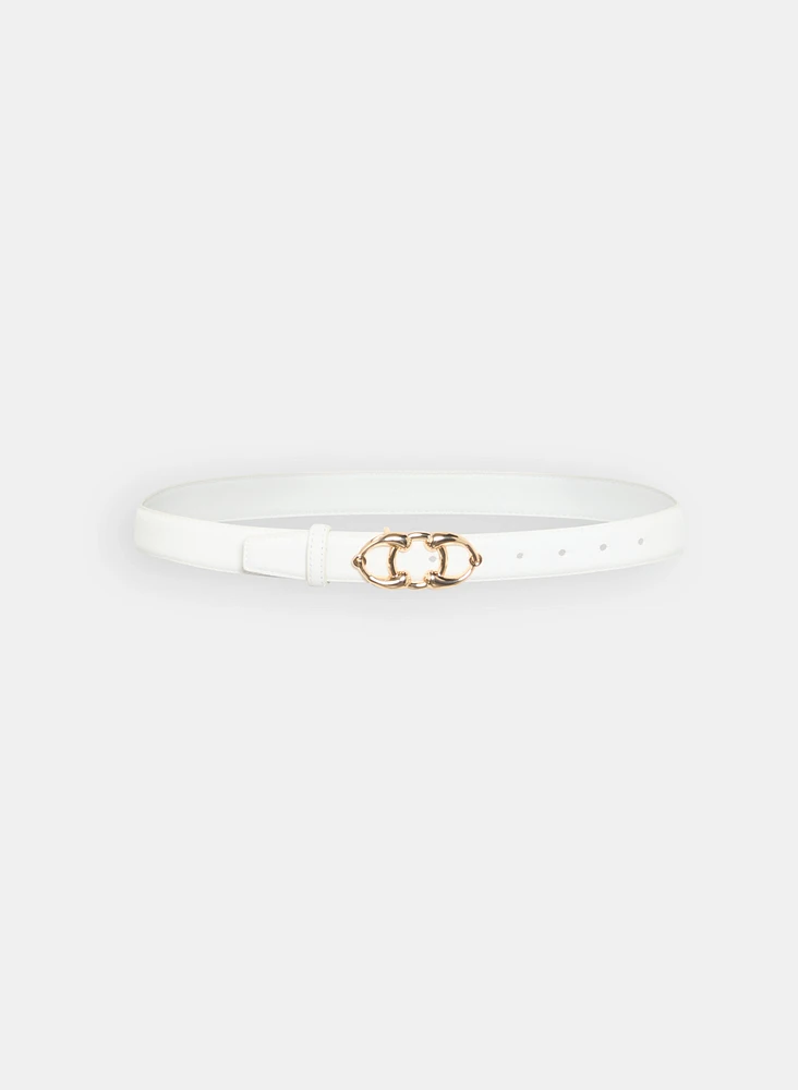 Ceinture à boucle en anneaux