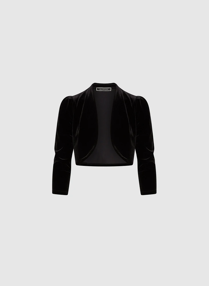Open Velvet Bolero
