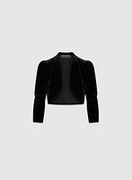Open Velvet Bolero
