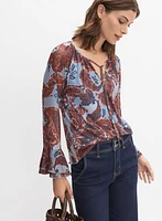 Paisley Bell Cuff Top