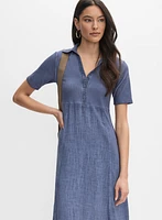 Garment-Washed Dress