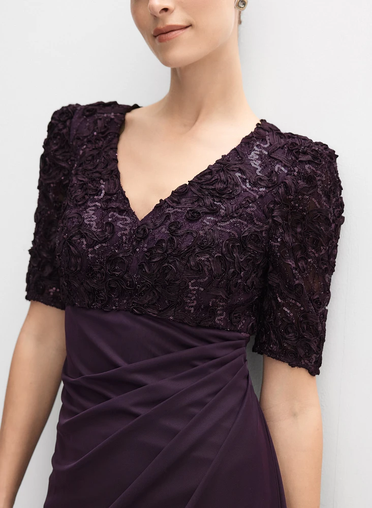 Soutache Embroidered Dress