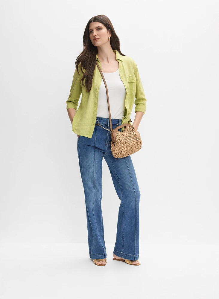 Chain Belt Jeans