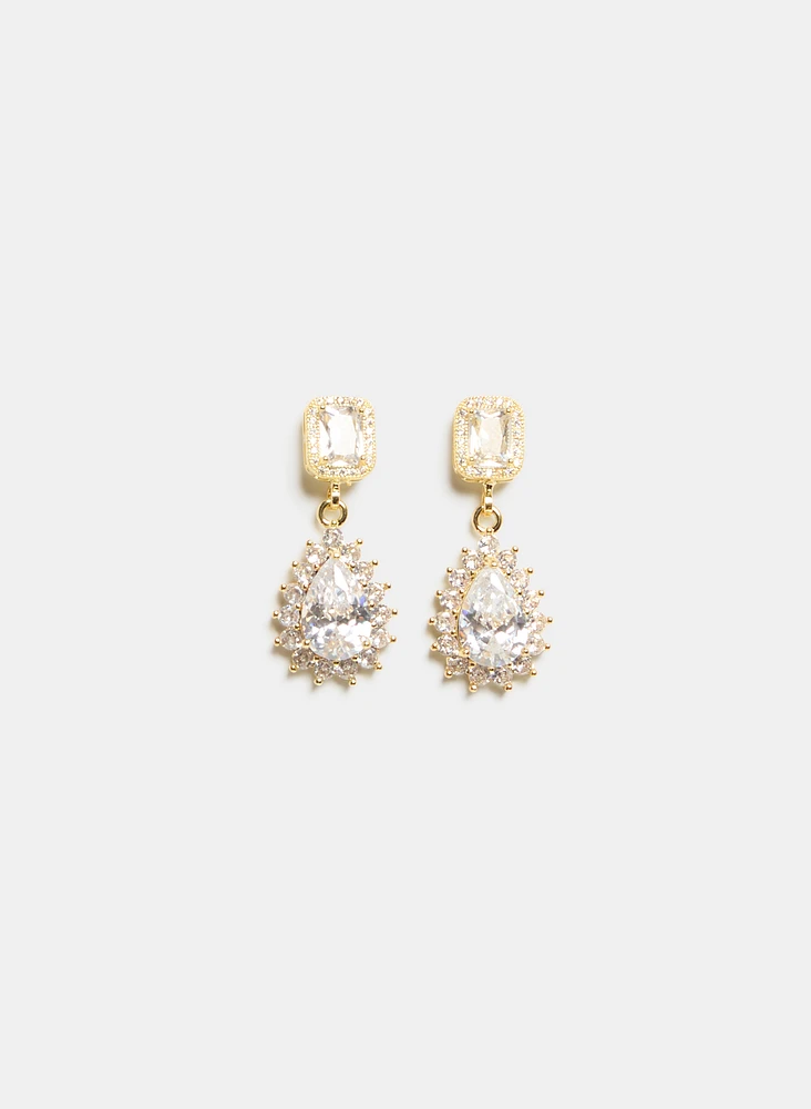 Tiered Teardrop Earrings