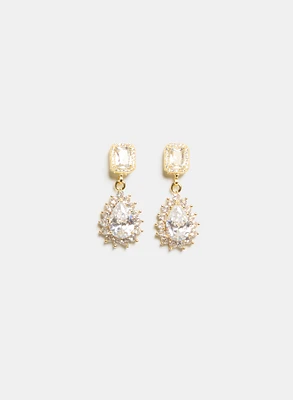 Tiered Teardrop Earrings