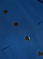 Manteau boutonné en tricotine
