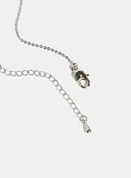 Cubic Zirconia Clover Necklace