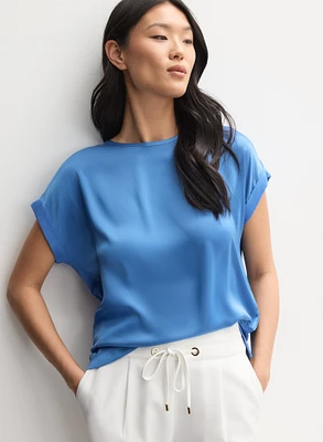 Mixed Satin Top